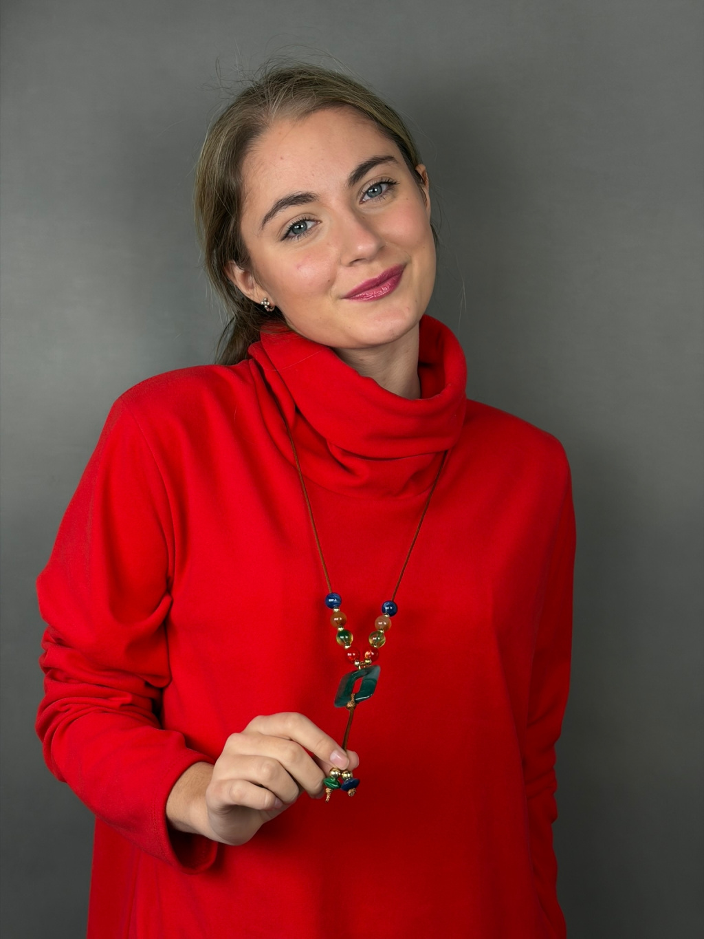 Rolákový top Luno – detail střihu