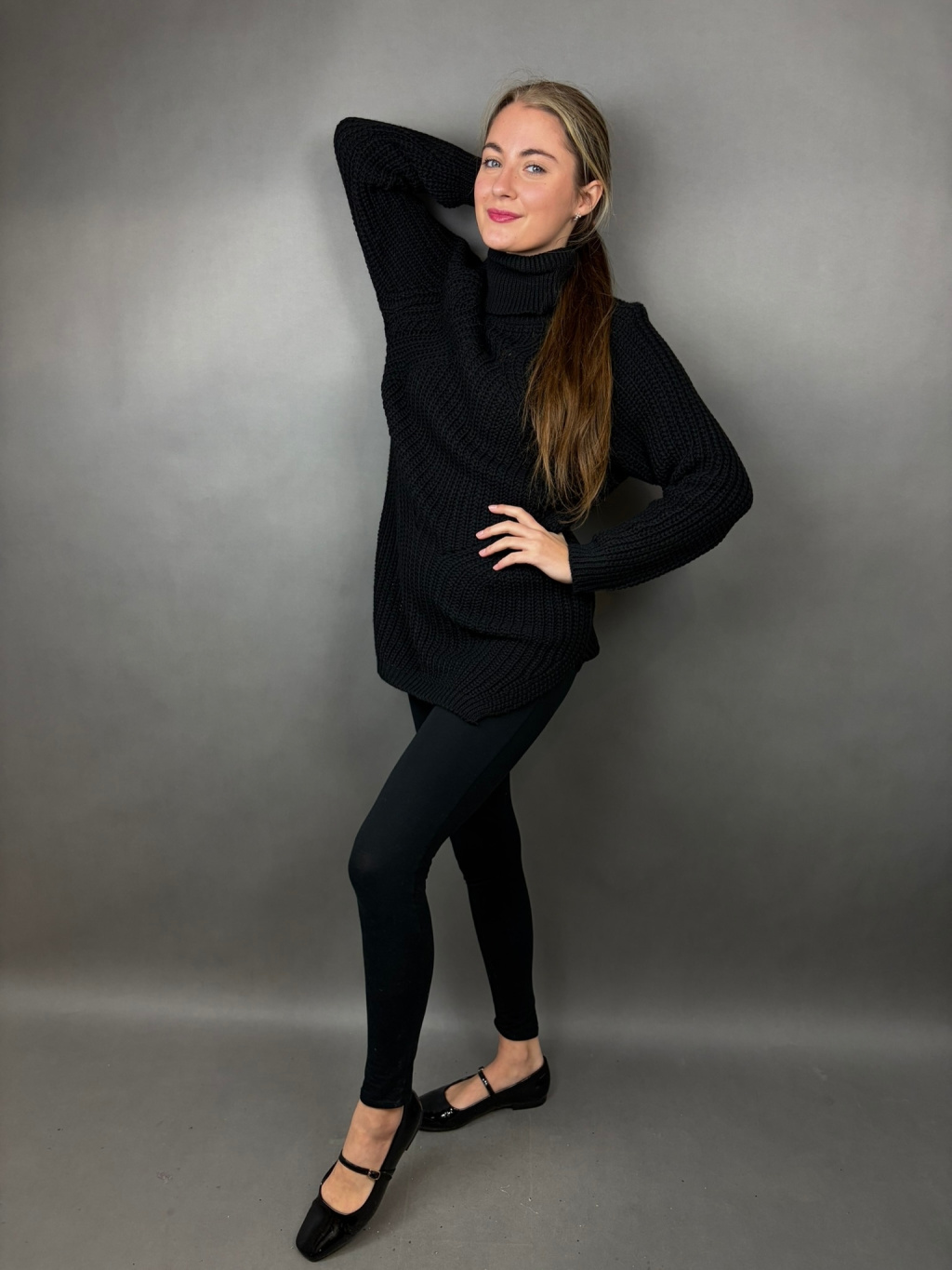 Dámský rolák Sanna – černá varianta