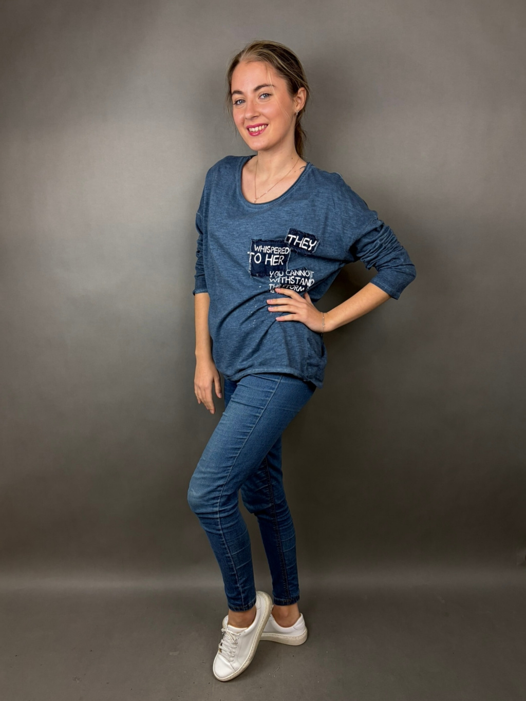 Dámský top Solia – modrá varianta