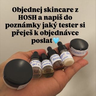 Objednej skincare z HOSH a napiš do poznámky jaký tester si přeješ k objednávce poslat🩵#HoshSkincare #HoshBeauty...